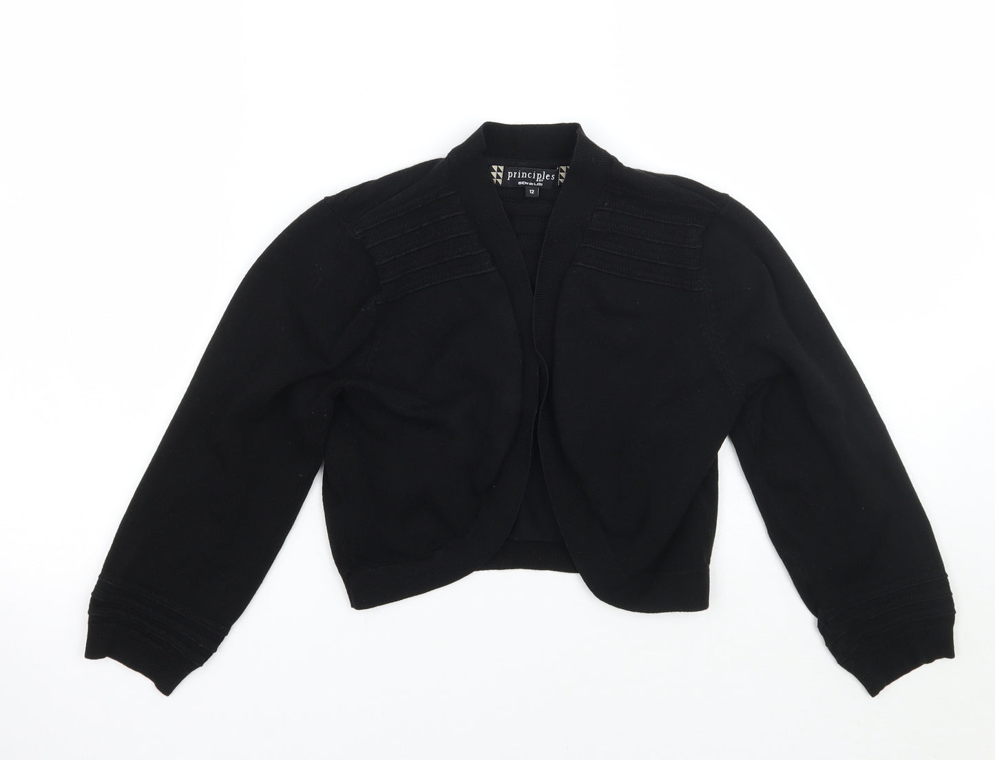 Principles Womens Black   Cardigan Jumper Size 12