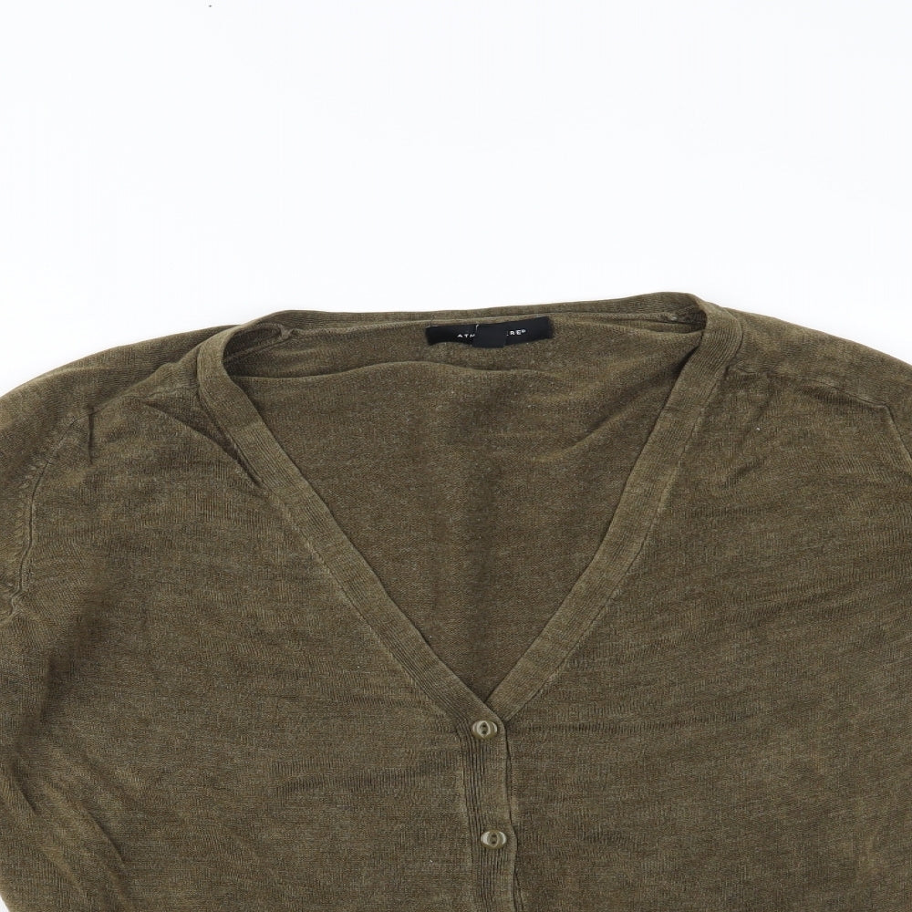 Primark Womens Green   Cardigan Jumper Size 18