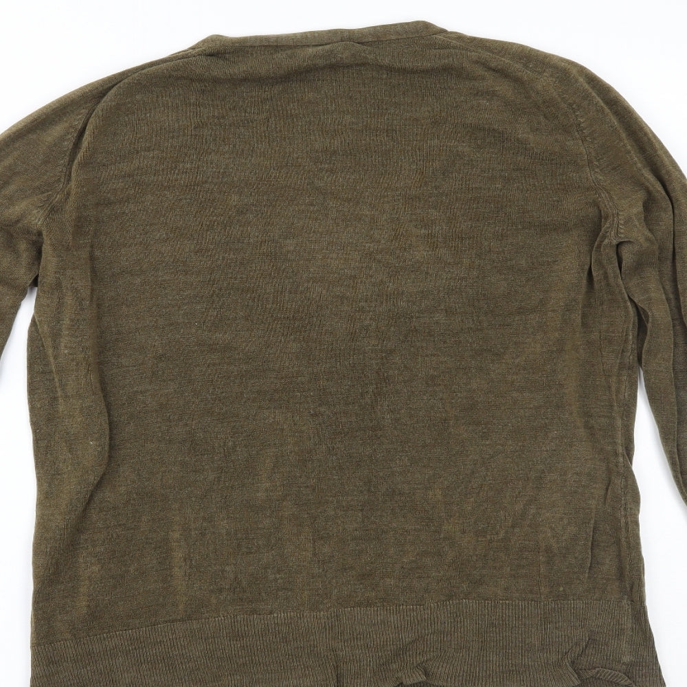 Primark Womens Green   Cardigan Jumper Size 18