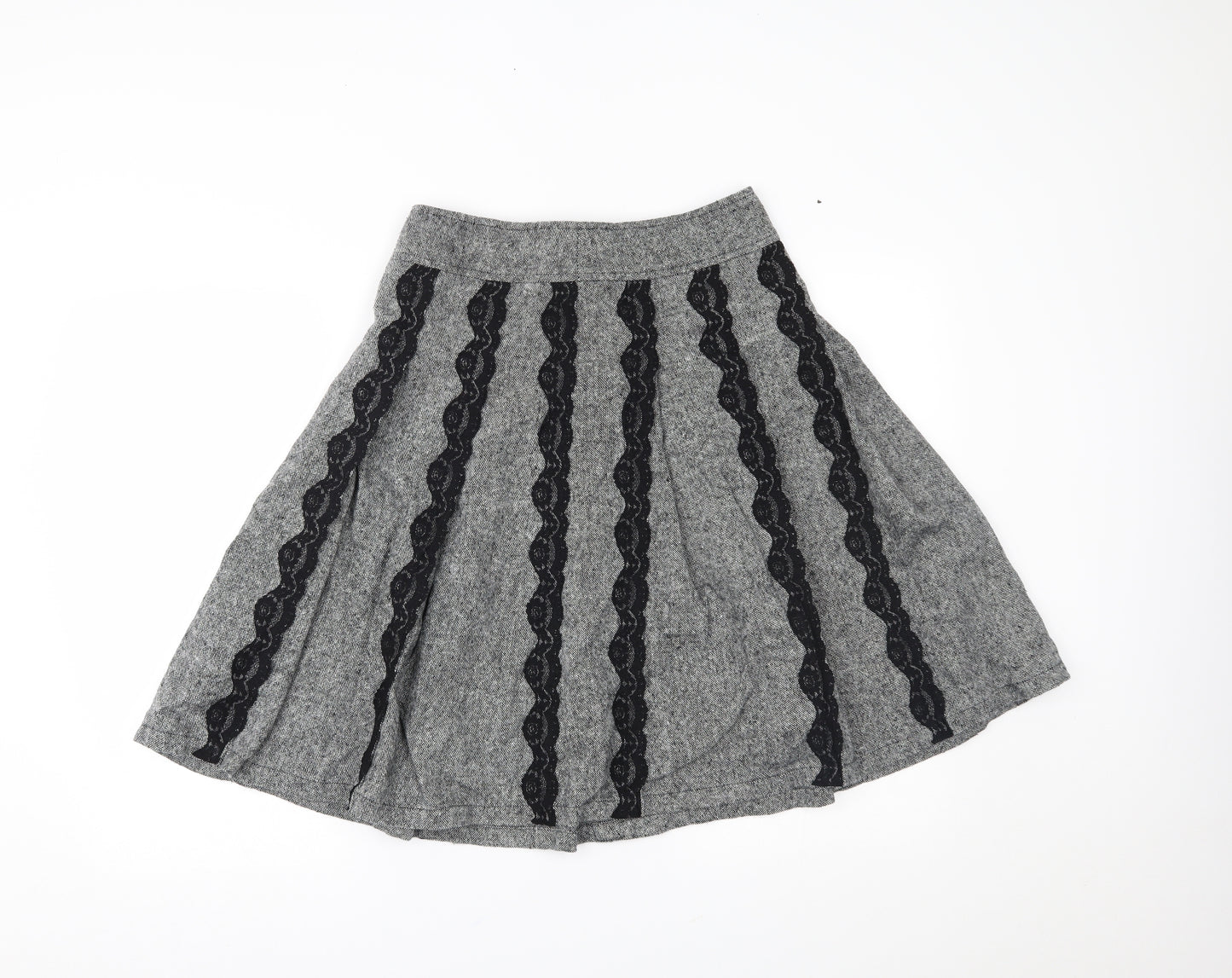 Topshop Womens Green   Pleated Skirt Size 8
