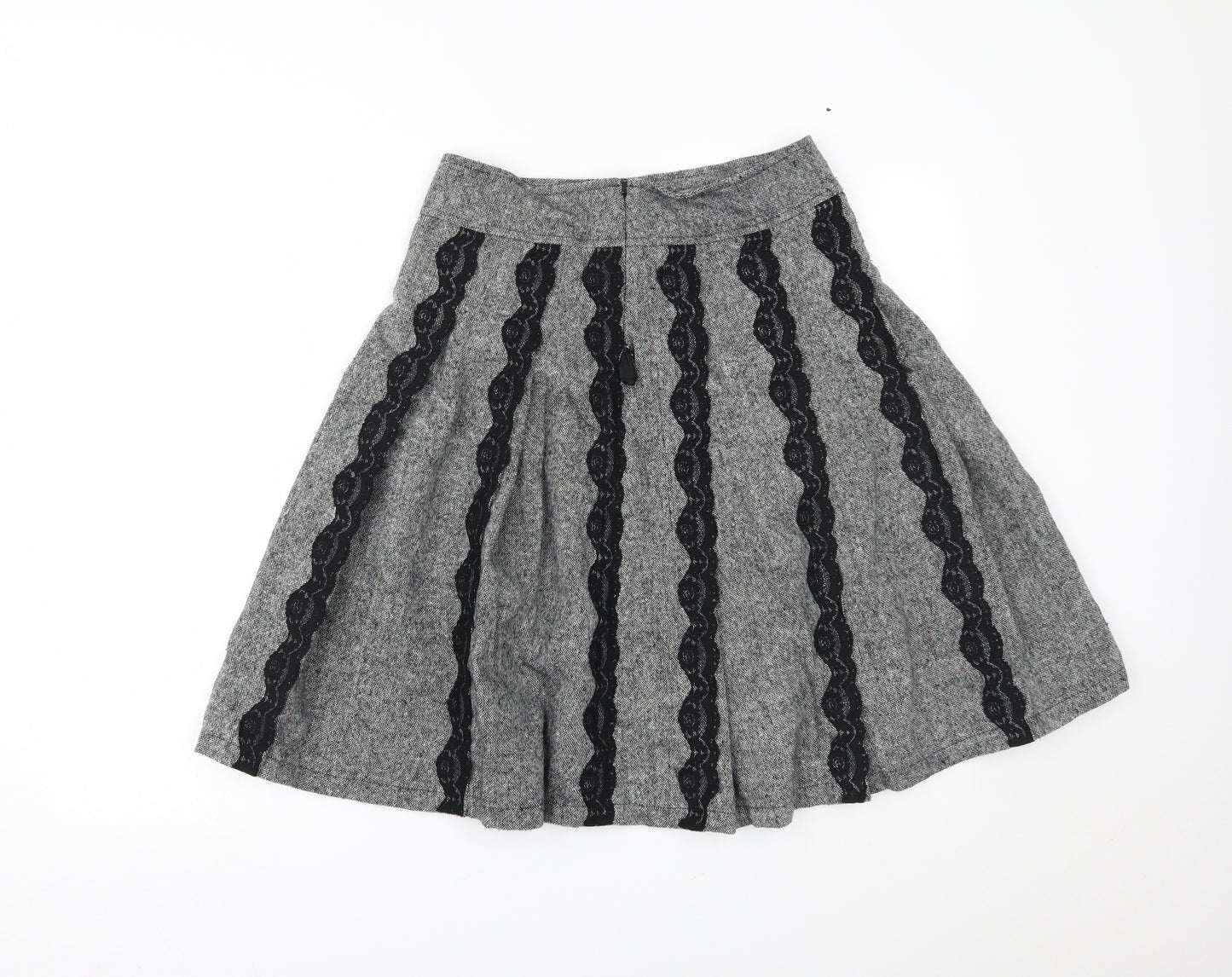 Topshop Womens Green   Pleated Skirt Size 8