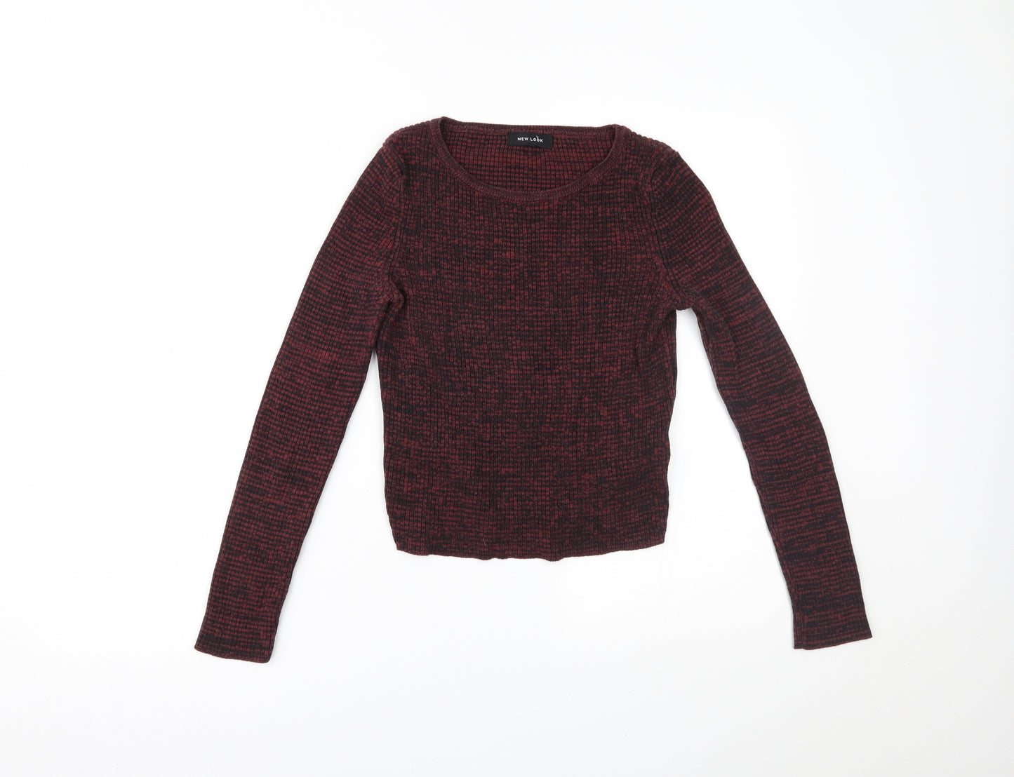 New Look Womens Red   Pullover Jumper Size 10