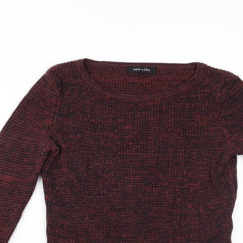 New Look Womens Red   Pullover Jumper Size 10