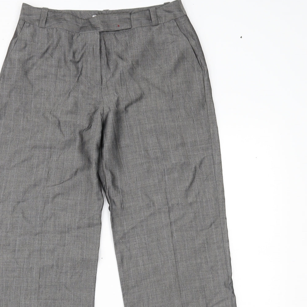 NEXT Womens Grey   Trousers  Size 8 L23 in