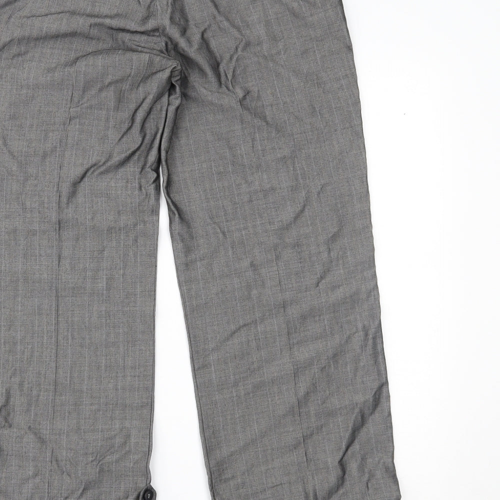 NEXT Womens Grey   Trousers  Size 8 L23 in