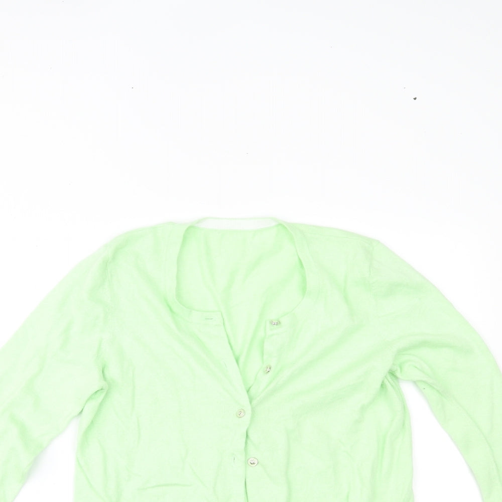 TU Womens Green   Cardigan Jumper Size 12