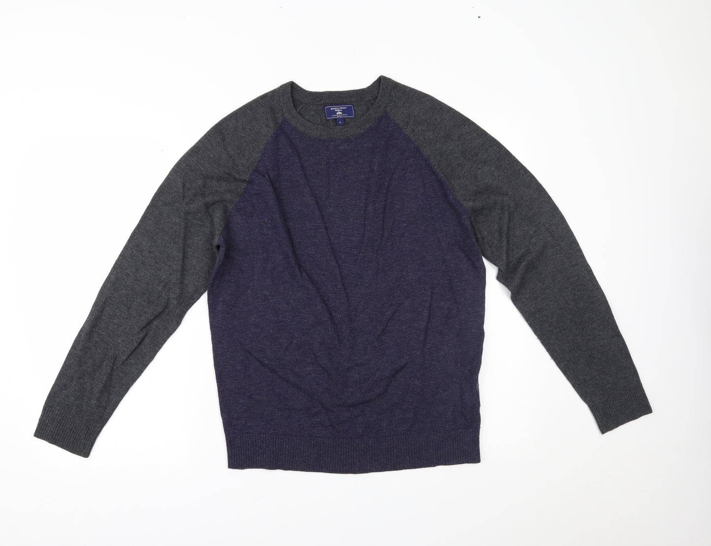 Jermyn Street Mens Blue   Pullover Jumper Size L