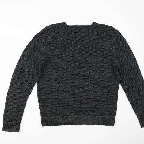 Fat Face Mens Blue   Pullover Jumper Size L