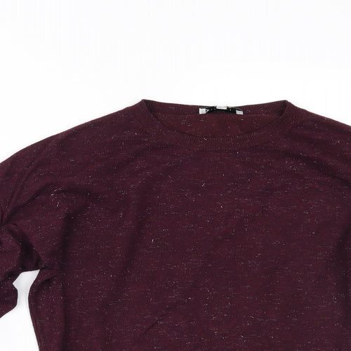 Warehouse Womens Purple   Basic Blouse Size 12