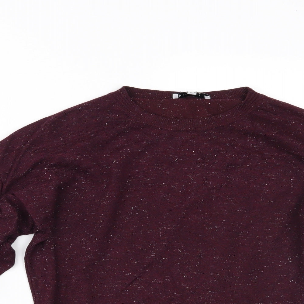 Warehouse Womens Purple   Basic Blouse Size 12