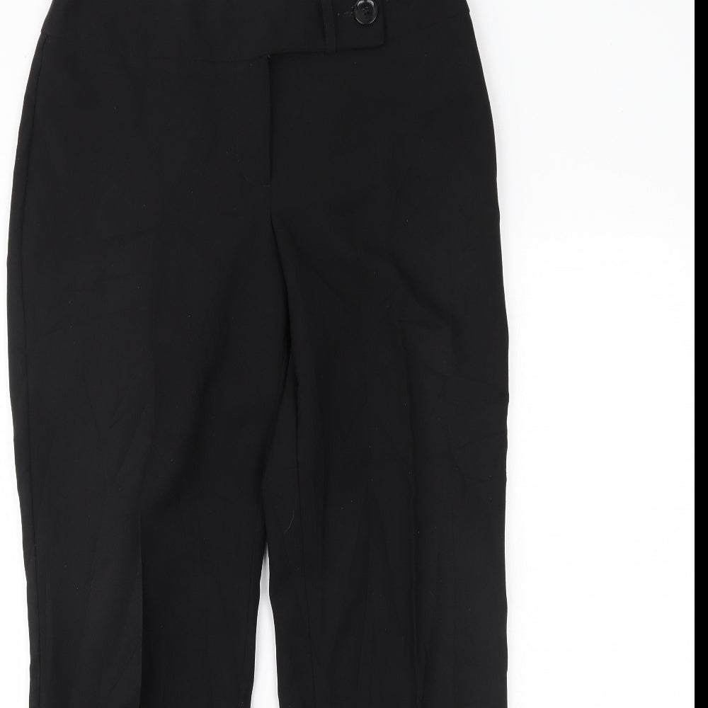 George Womens Black   Trousers  Size 10 L27 in