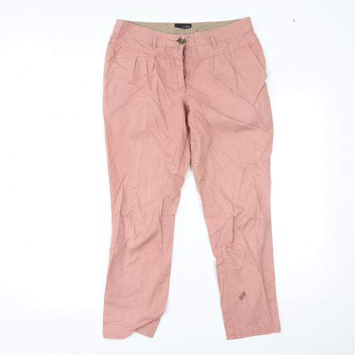 NEXT Womens Pink   Cropped Jeans Size 10 L25 in