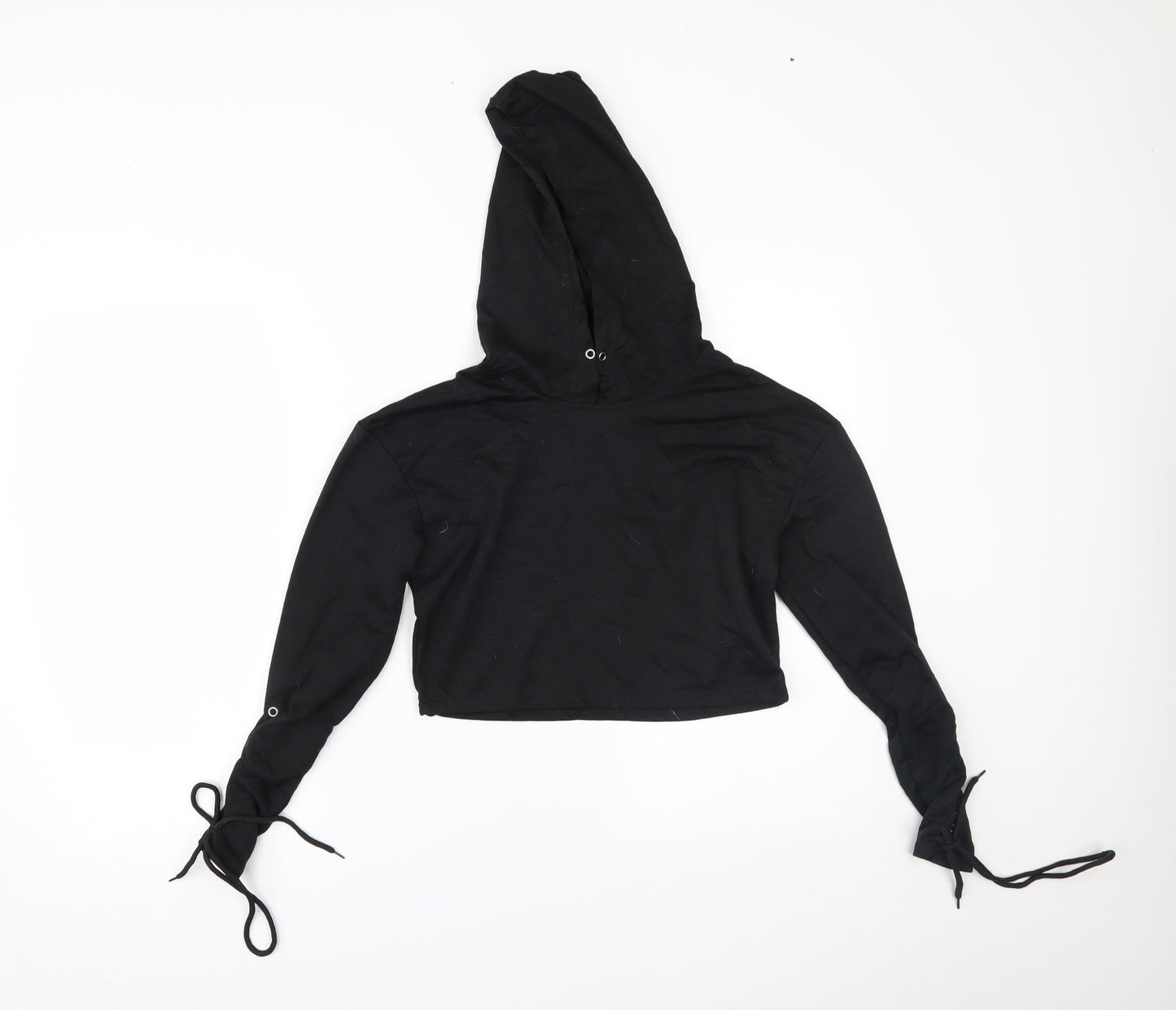 Preworn Womens Black   Pullover Hoodie Size M