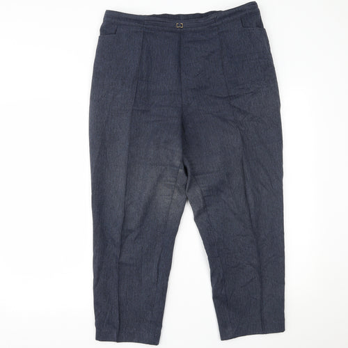 Julipa Womens Blue   Trousers  Size 16 L22 in