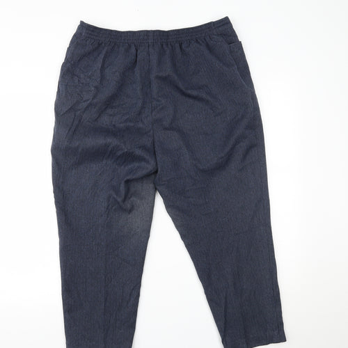 Julipa Womens Blue   Trousers  Size 16 L22 in