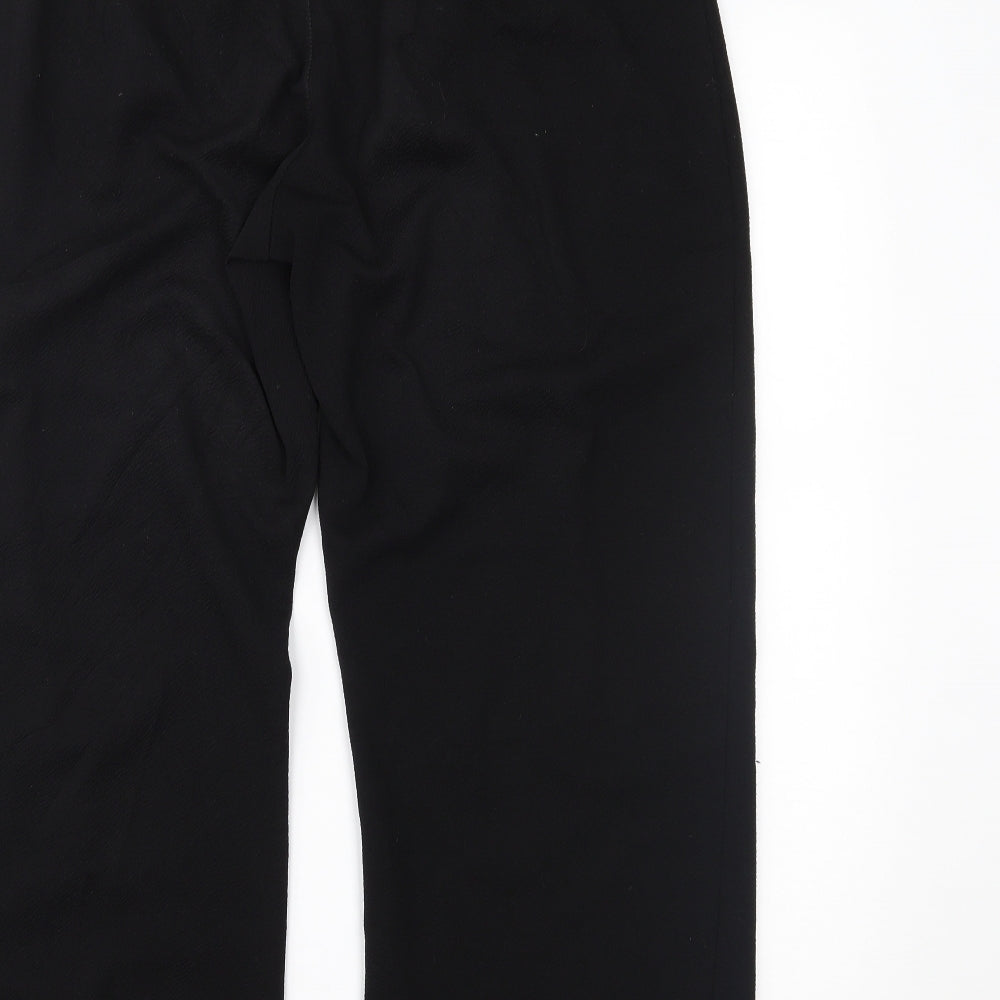 Boohoo Womens Black   Trousers  Size 16 L26 in