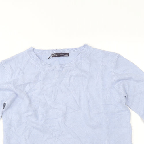 Marks and Spencer Womens Blue   Basic Blouse Size 10