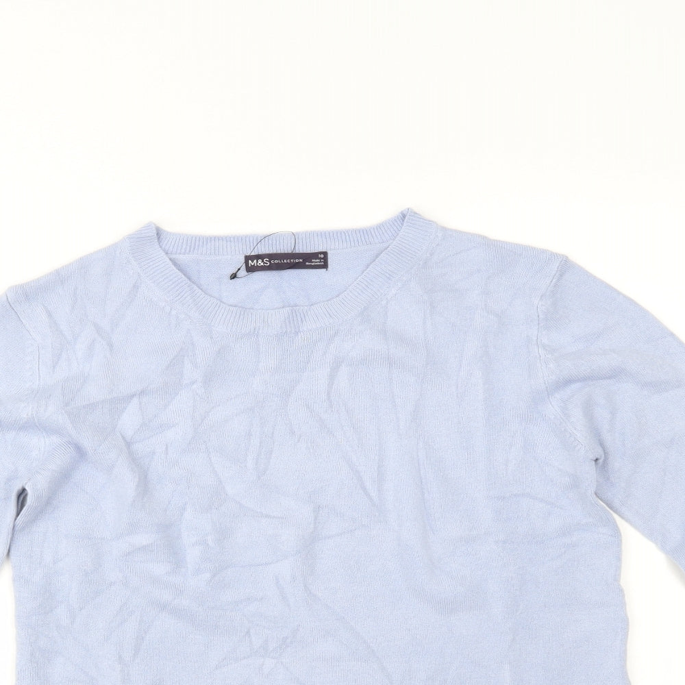 Marks and Spencer Womens Blue   Basic Blouse Size 10
