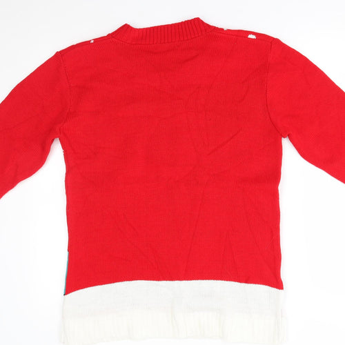 I love pulse Womens Red   Pullover Jumper One Size  - christmas