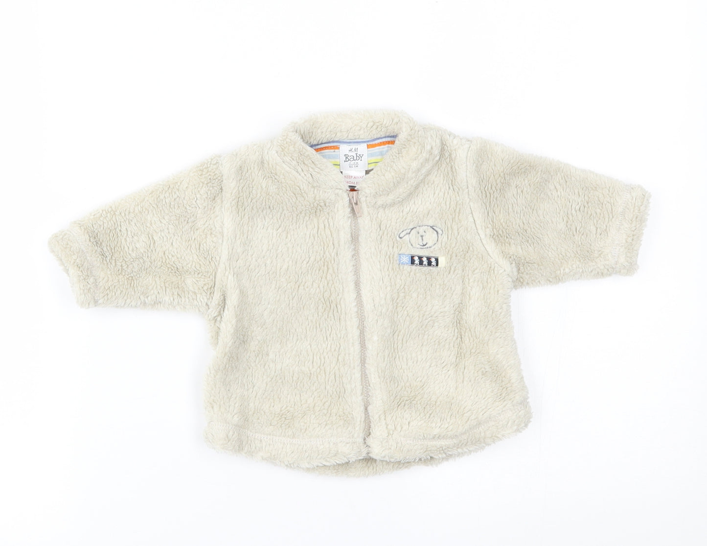 H&M Baby Beige   Jacket  Size 3-6 Months