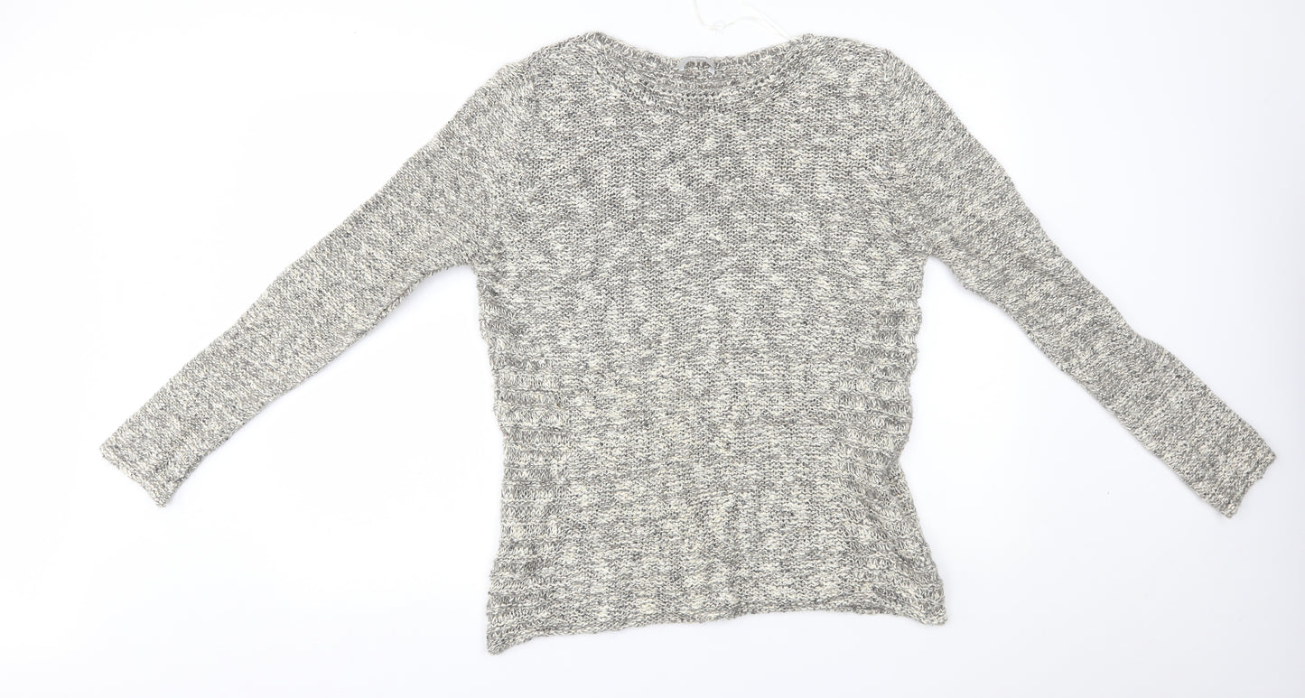 M&S Womens Grey   Pullover Jumper Size L