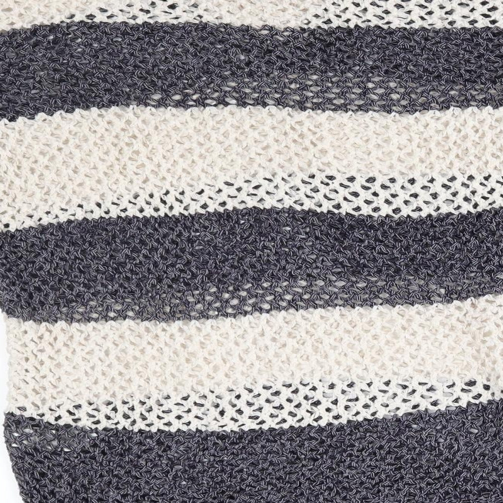 Cherokee Womens Grey Striped  Pullover Jumper Size 10