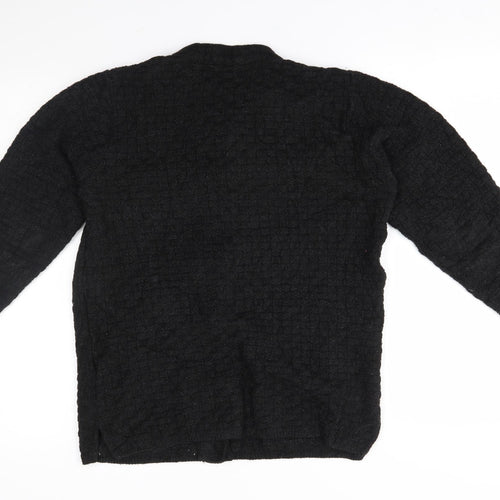 jeevika Womens Black   Cardigan Jumper Size S