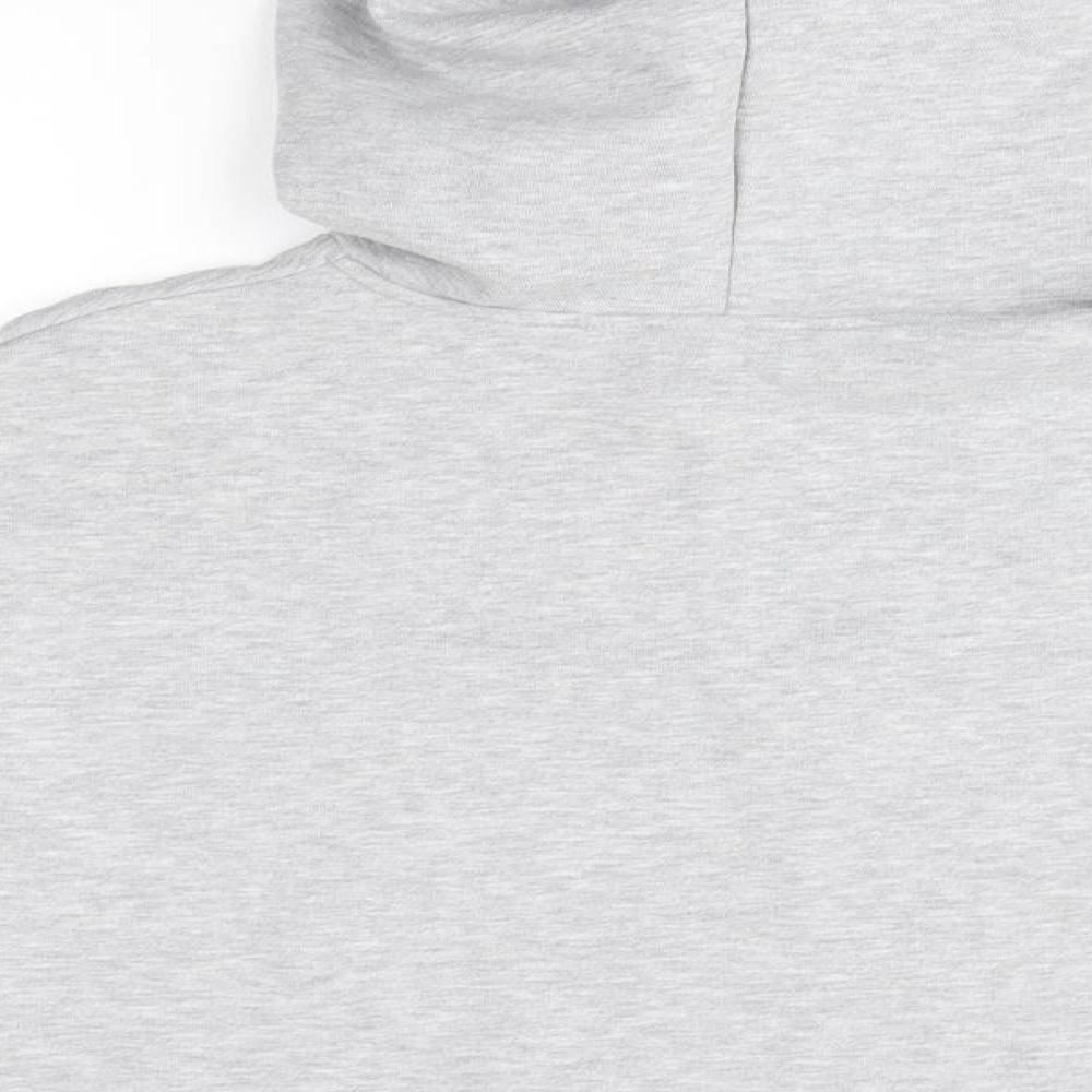 New Look Girls Grey   Pullover Hoodie Size 12-13 Years  - friends, cropped