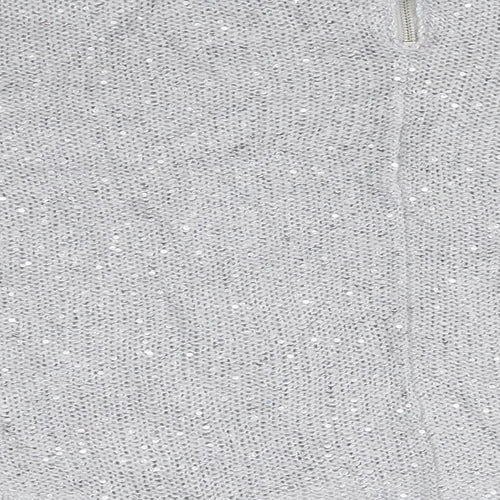 Warehouse Womens Grey   Pullover Jumper Size 10