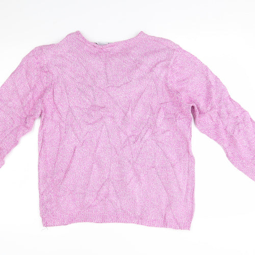 isle Womens Pink   Pullover Jumper Size M