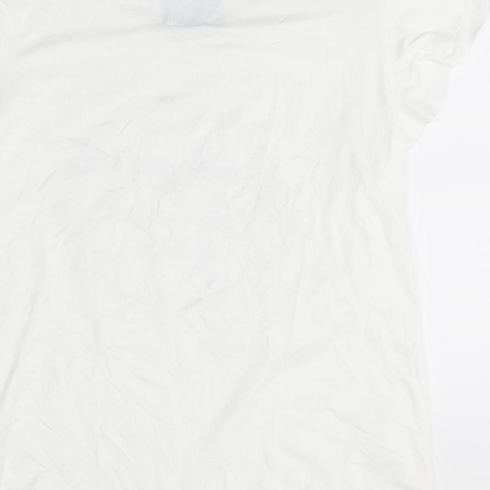 TU Womens White    Pyjama Top Size 14  - let your dreams grow