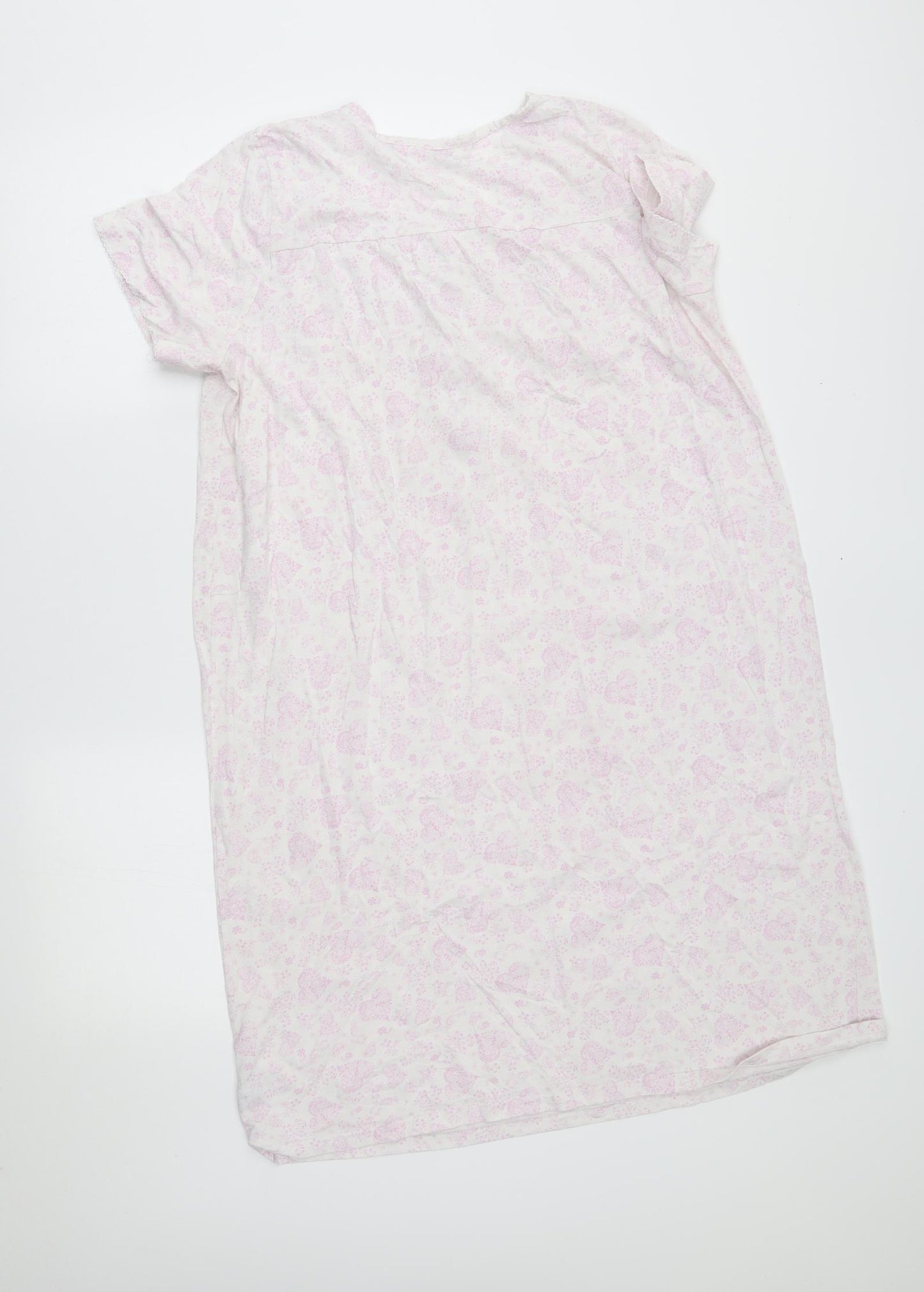 bonmarche Womens White Floral   Nightshirt Size 16