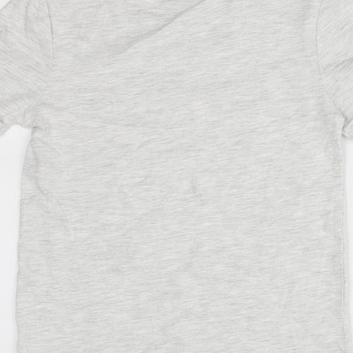 Matalan Girls Grey   Basic T-Shirt Size 8 Years