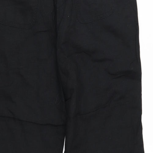 Mia Moda Womens Black   Trousers  Size 14 L28 in