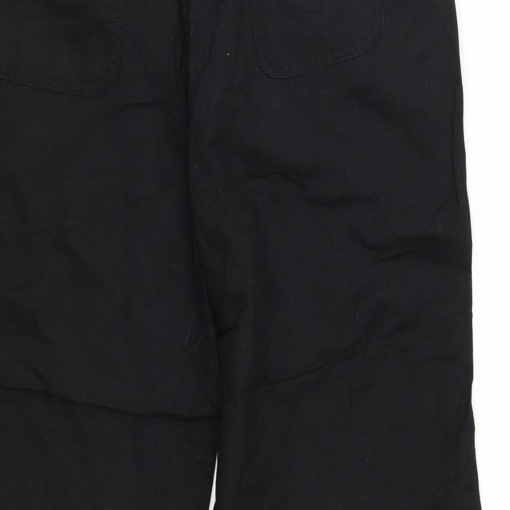 Mia Moda Womens Black   Trousers  Size 14 L28 in