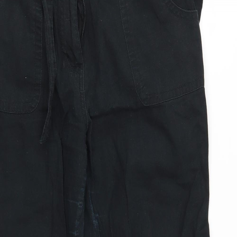TU Womens Black   Trousers  Size 12 L28 in