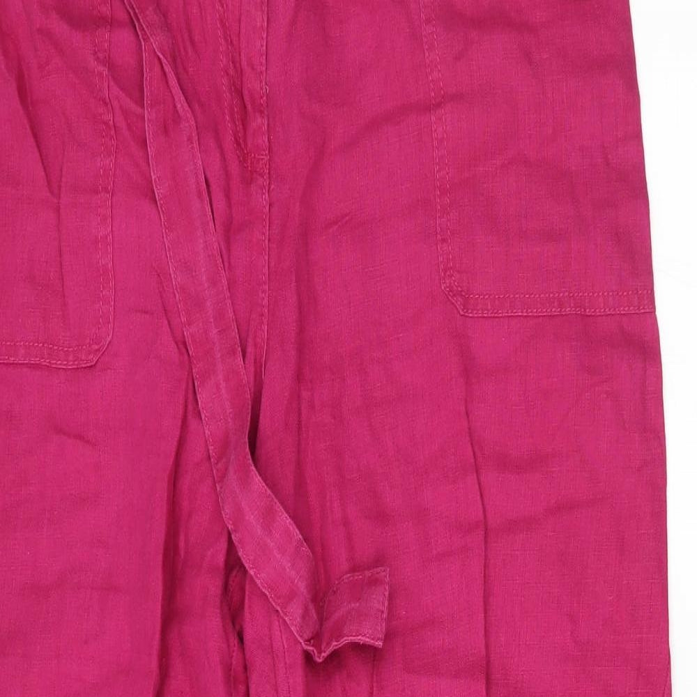 M&S Womens Purple   Trousers  Size 18 L27 in