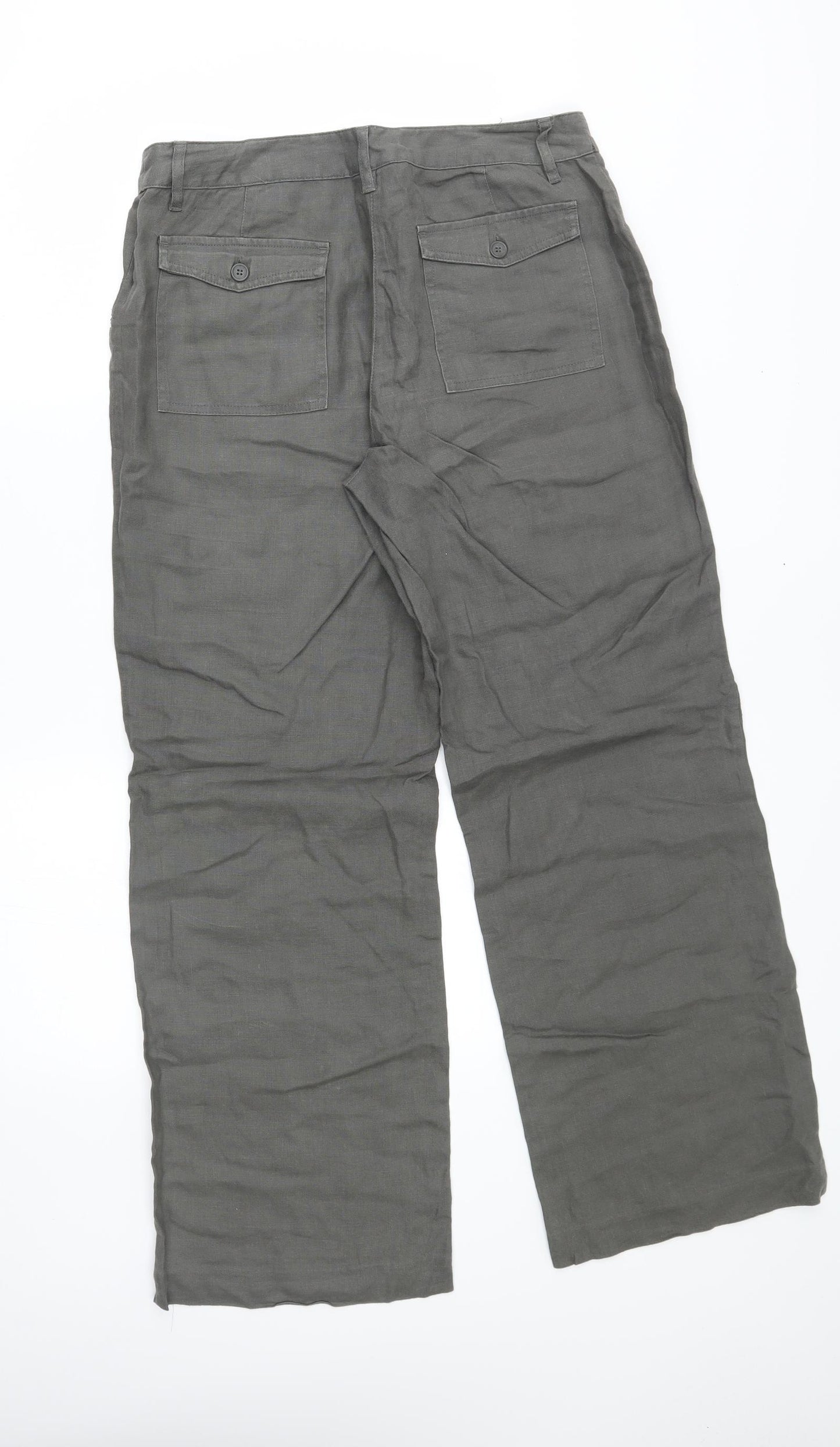 NEXT Womens Green   Trousers  Size 12 L29 in