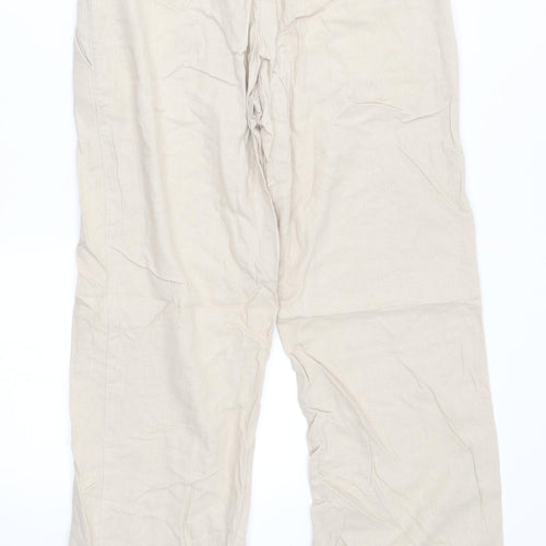 Atmosphere Womens Beige   Trousers  Size 8 L27 in