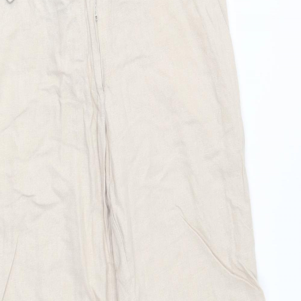 Atmosphere Womens Beige   Trousers  Size 8 L27 in