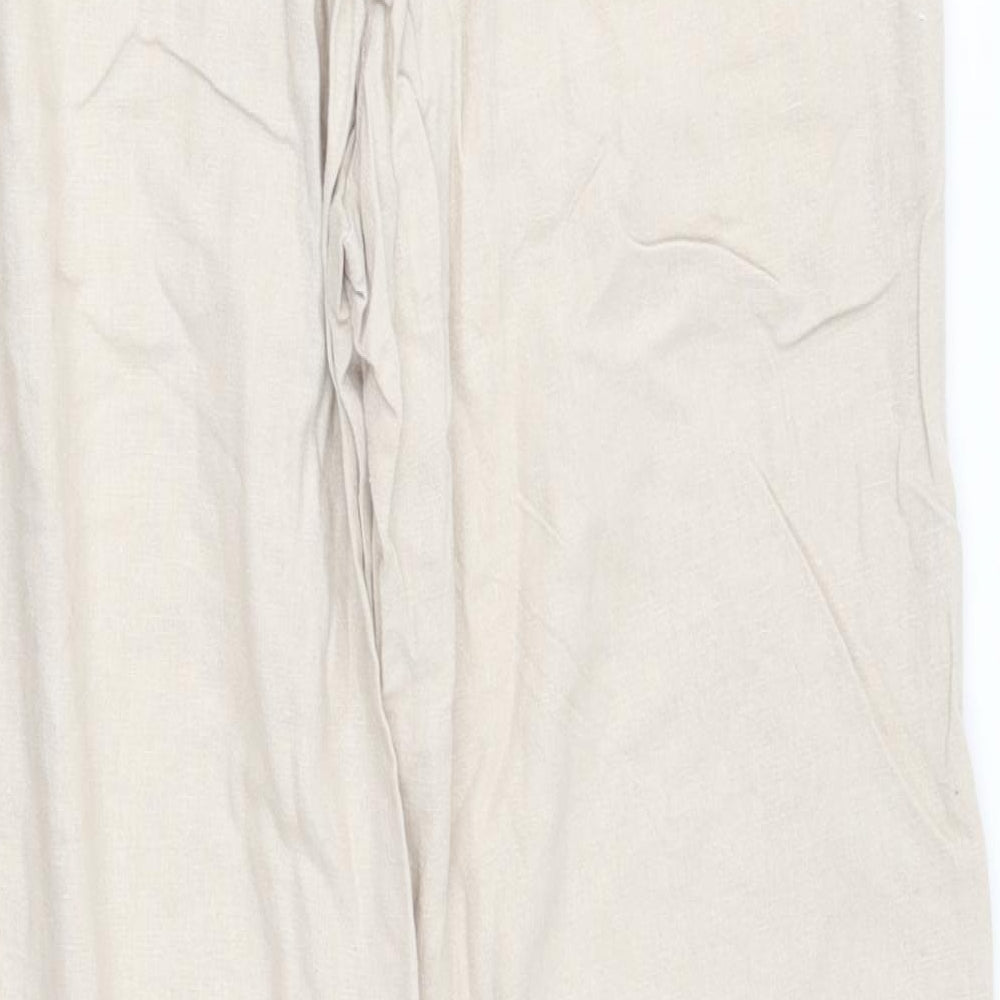 Atmosphere Womens Beige   Trousers  Size 8 L27 in