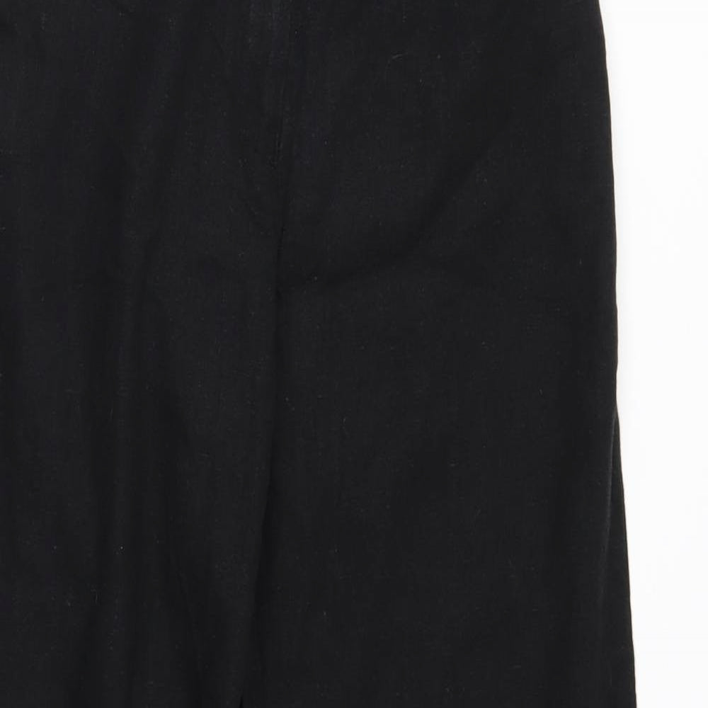 George Womens Black   Trousers  Size 8 L26 in