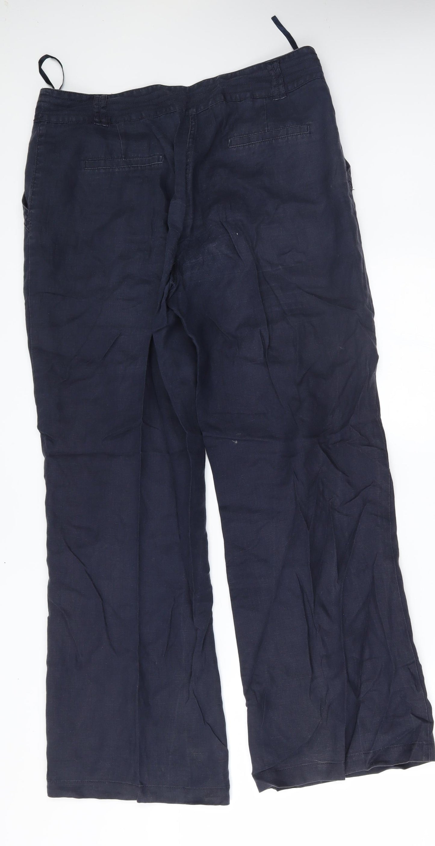 NEXT Womens Blue   Trousers  Size 14 L28 in