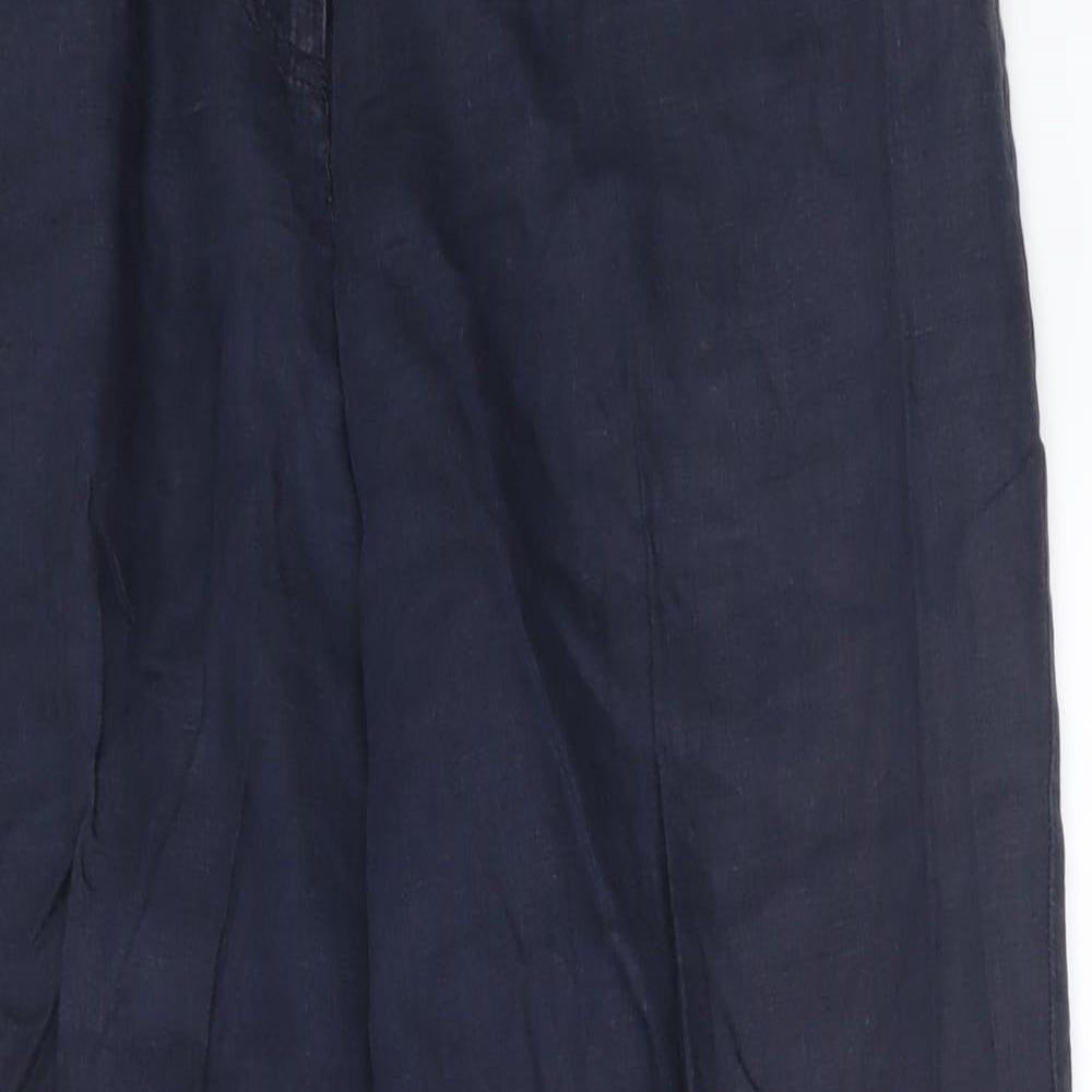 NEXT Womens Blue   Trousers  Size 14 L28 in