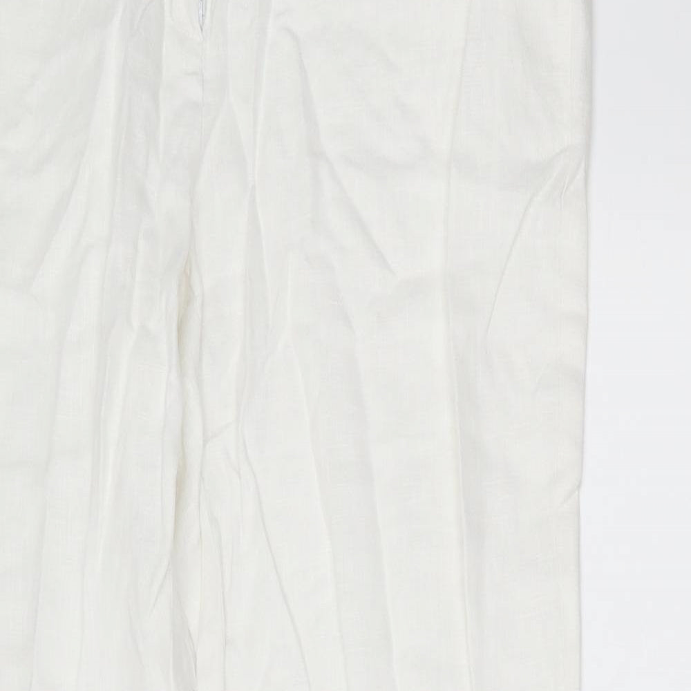 amophora Womens White   Trousers  Size L L26 in