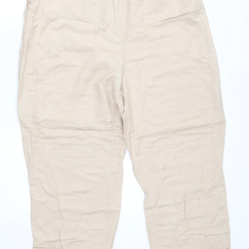 Ann Harvey Womens Beige   Trousers  Size 18 L26 in