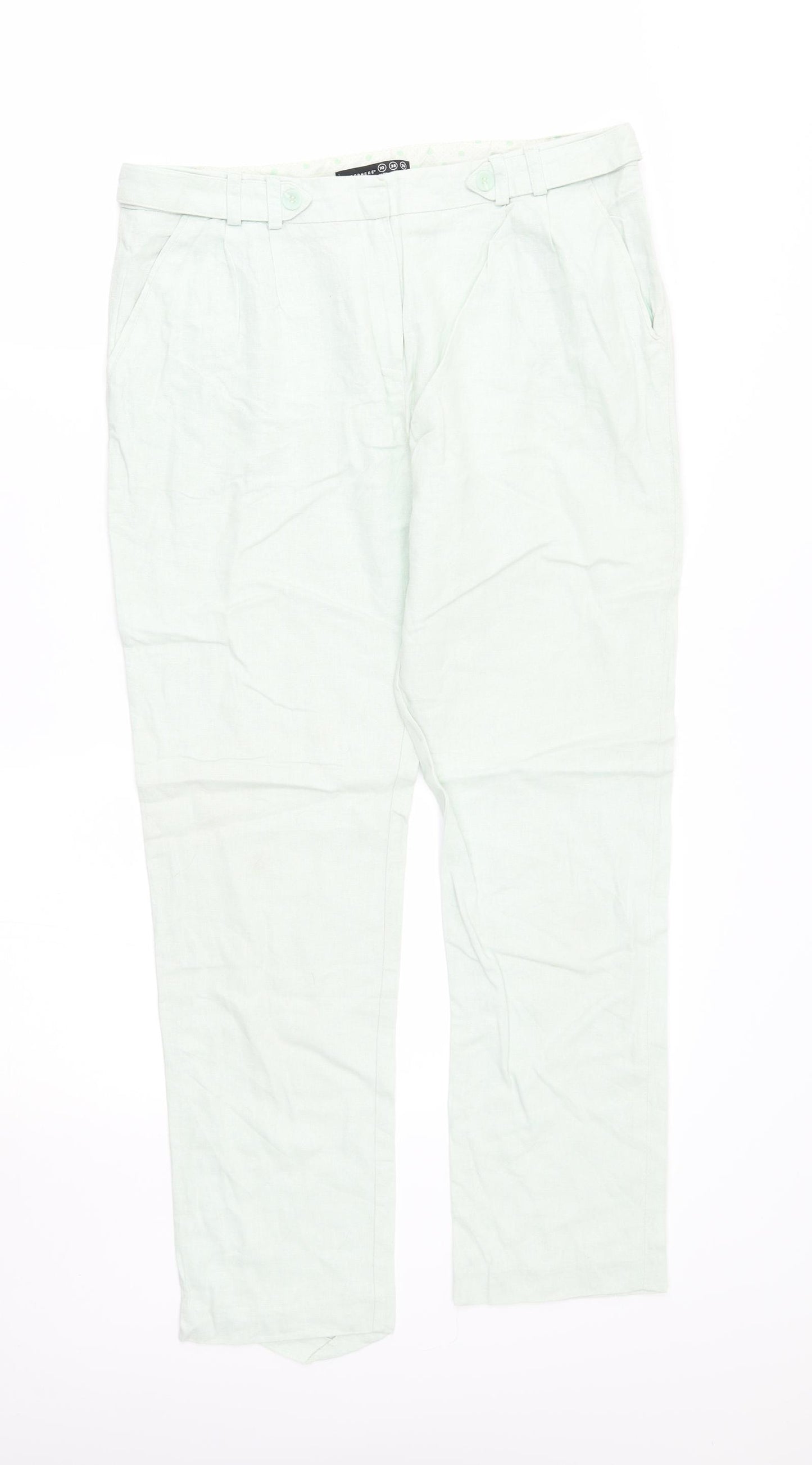 Atmosphere Womens Green   Trousers  Size 10 L25 in