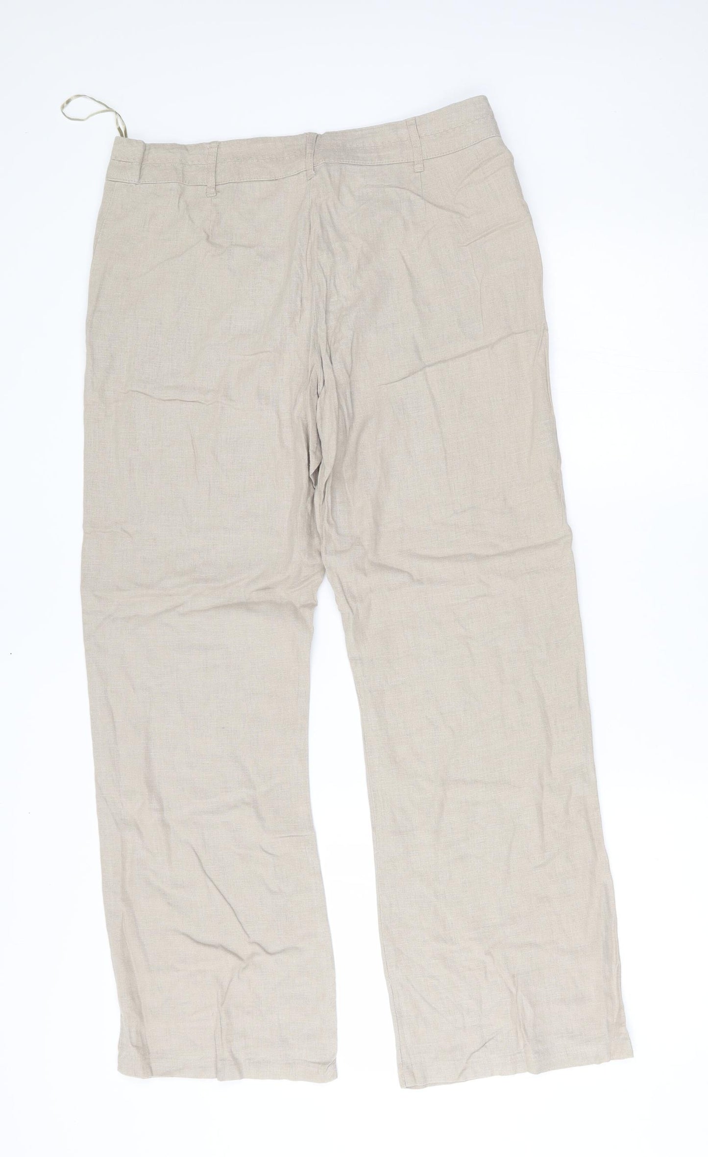 George Womens Beige   Trousers  Size 12 L29 in