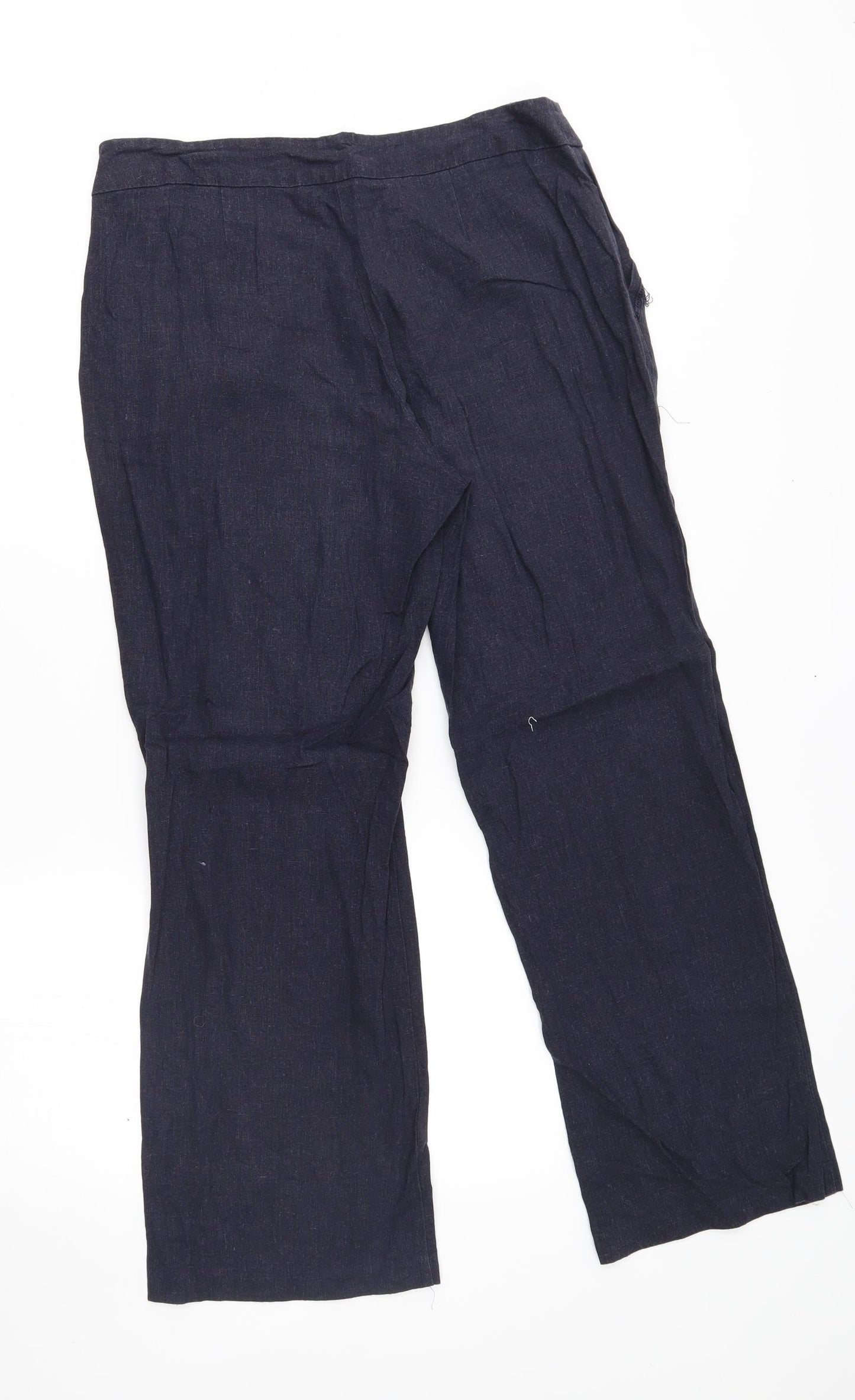 BHS Womens Blue   Trousers  Size 14 L27 in