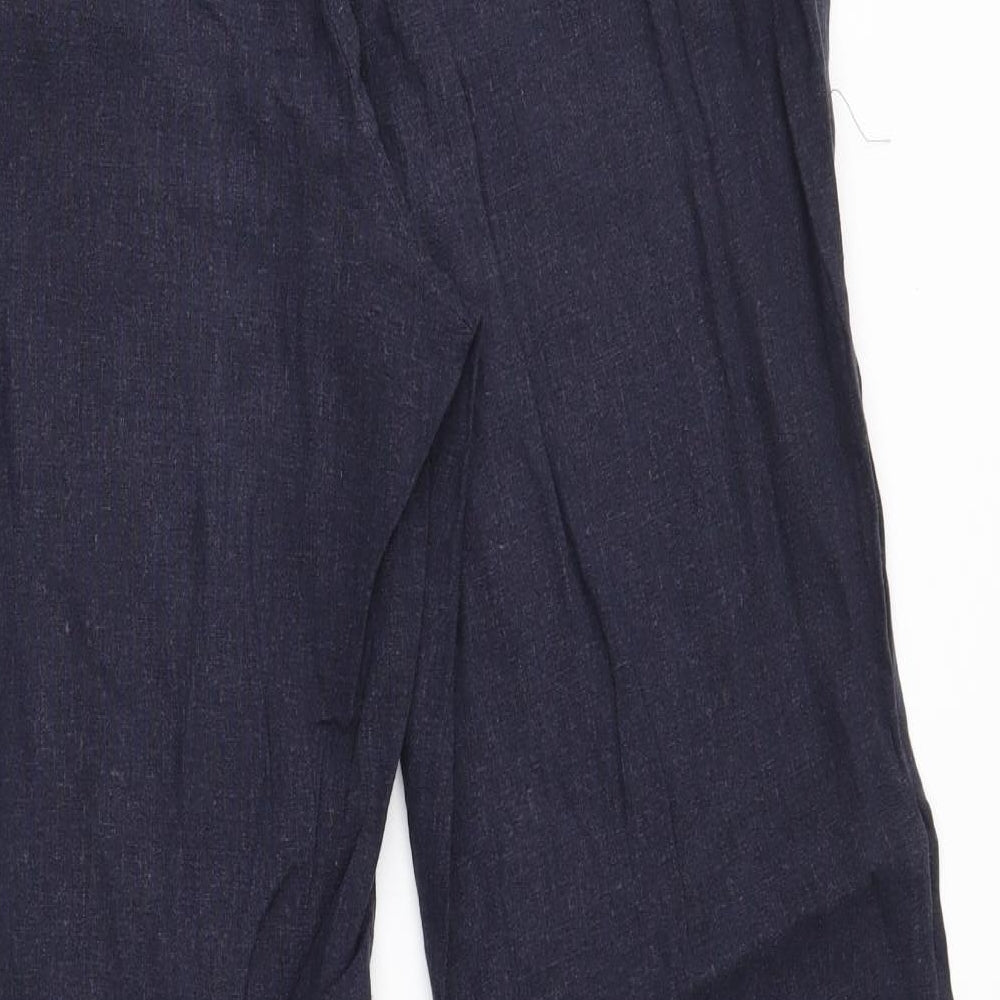 BHS Womens Blue   Trousers  Size 14 L27 in